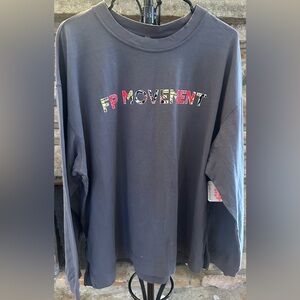 (NWT) FP Movement Free People Graphic Logo Sweatshirt NWT L